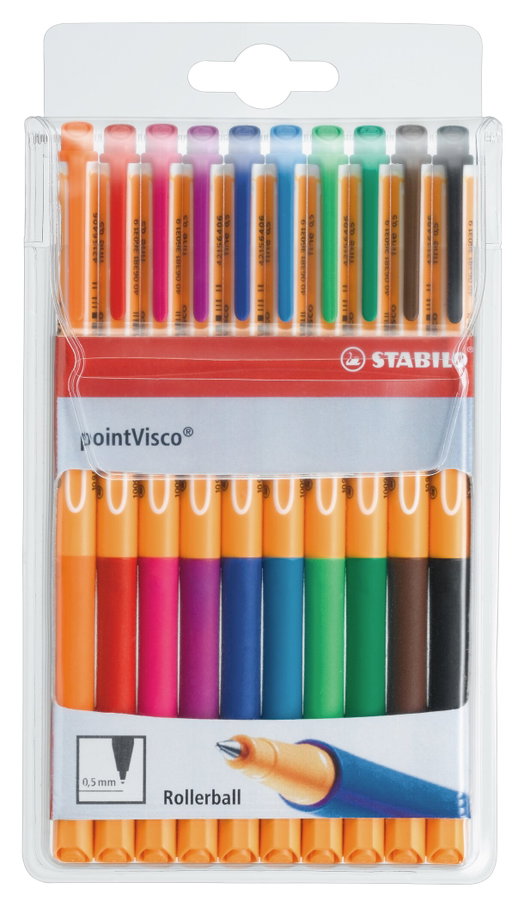 gelové perá STABILO pointVisco